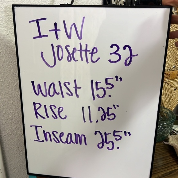 Imogene + Willie Josette High Rise Slim Fit Jeans Size 32 in Black Wash Denim - Picture 6 of 12